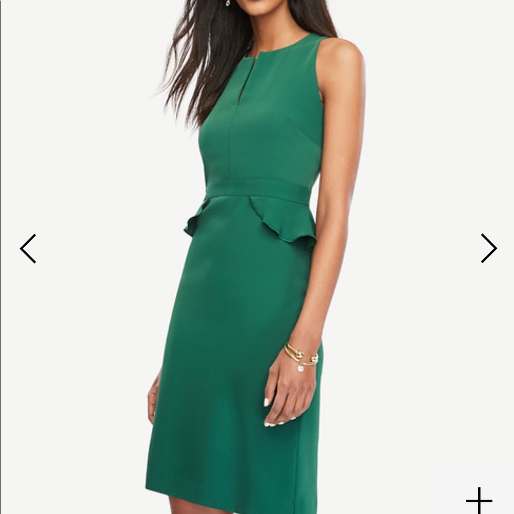 Ann Taylor Petite Peplum Sheath Dress